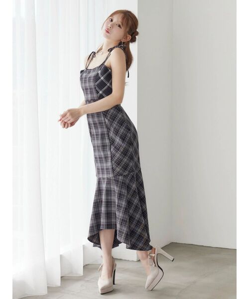 マーメイドチェックワンピース（ワンピース）｜EATME（イートミー）の