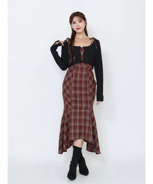 マーメイドチェックワンピース（ワンピース）｜EATME（イートミー）の