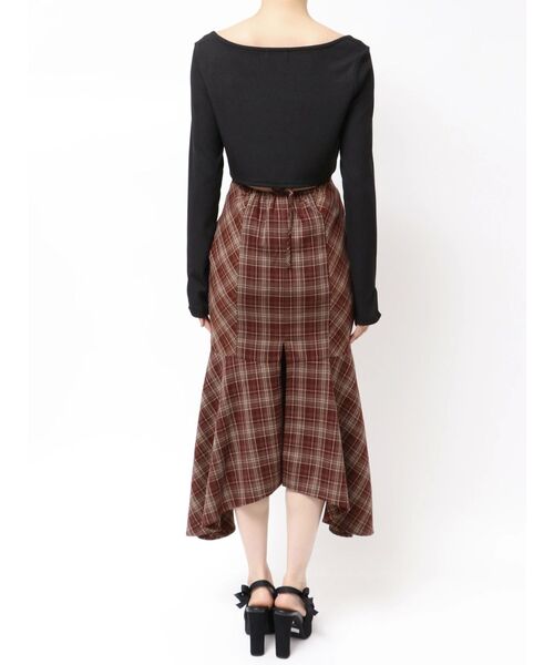 マーメイドチェックワンピース（ワンピース）｜EATME（イートミー）の