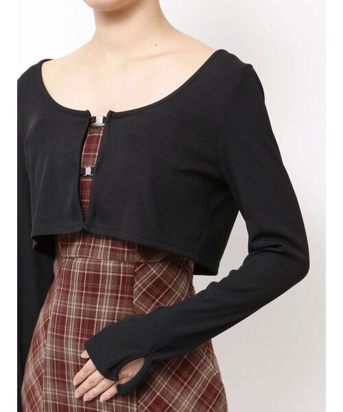 EATME（イートミー）の「マーメイドチェックワンピース（ワンピース・レディース・ワイン/ブラック・MEDIUM/SMALL）」の10枚目の写真