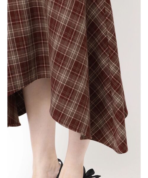 EATME（イートミー）の「マーメイドチェックワンピース（ワンピース・レディース・ワイン/ブラック・MEDIUM/SMALL）」の11枚目の写真