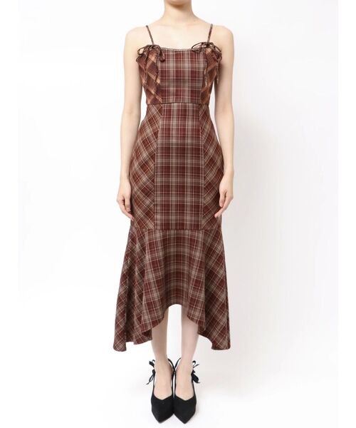 EATME（イートミー）の「マーメイドチェックワンピース（ワンピース