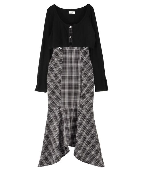 マーメイドチェックワンピース（ワンピース）｜EATME（イートミー）の