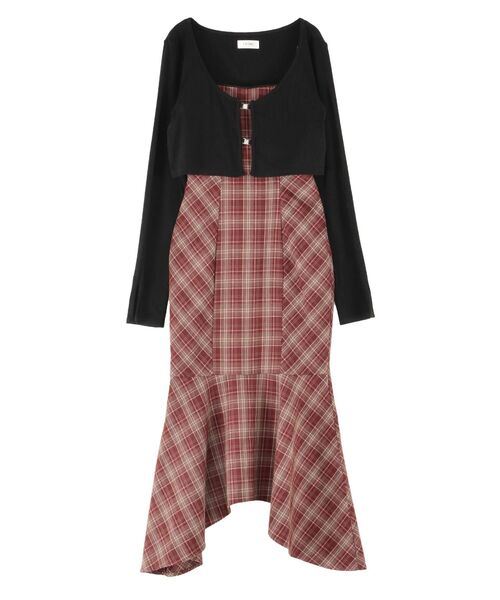 EATME（イートミー）の「マーメイドチェックワンピース（ワンピース