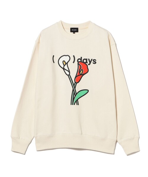 BEAMS T（ビームスティー）の「BEAMS / ( )days Crewneck Sweat（スウェット・メンズ・ナチュラル・XL/L/M/S）」の2枚目の写真