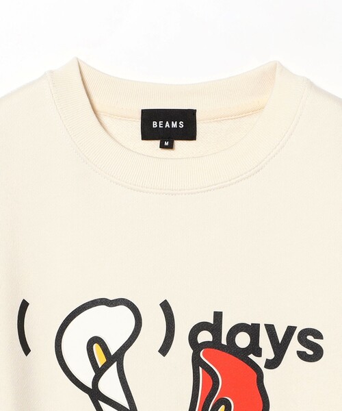 BEAMS T（ビームスティー）の「BEAMS / ( )days Crewneck Sweat（スウェット・メンズ・ナチュラル・XL/L/M/S）」の3枚目の写真