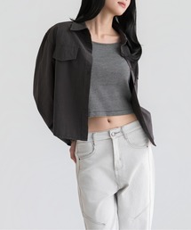 Max J（マックスジェイ）の「カジュアルポケットショートシャツ（シャツ/ブラウス）」