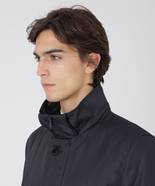 BLACK LABEL CRESTBRIDGE(ブラックレーベル・クレストブリッジ)の「ダブルフェイスメモリー10monthシティパーカー(ブルゾン・メンズ・ネイビー/グレー系その他・M/L/XL)」の14枚目の写真