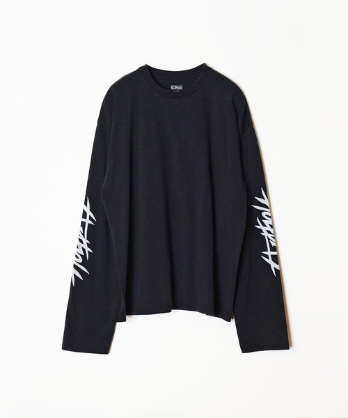 HOLIDAY（ホリデイ）の「SUPER FINE L/S T-SHIRT (HOLIDAY) スーパーファインロングスリーブTシャツ (ホリデイ)（Tシャツ/カットソー・レディース・レッド/ホワイト/ブラック・XL/S）」の2枚目の写真
