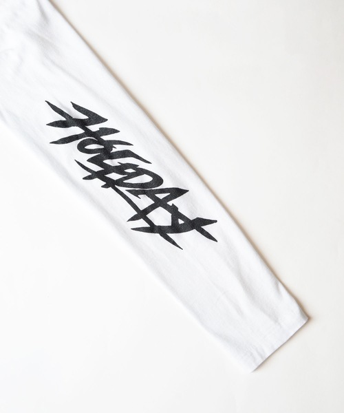 HOLIDAY（ホリデイ）の「SUPER FINE L/S T-SHIRT (HOLIDAY) スーパーファインロングスリーブTシャツ (ホリデイ)（Tシャツ/カットソー・レディース・レッド/ホワイト/ブラック・XL/S）」の8枚目の写真