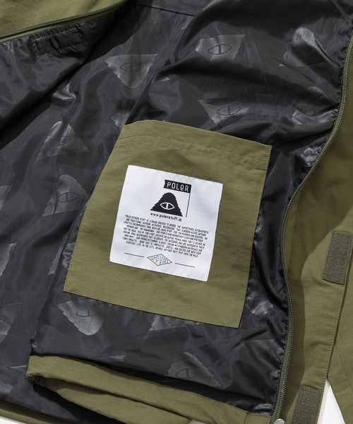 POLeR（ポーラー）の「POLER 60/40 WIDE VAGABOND PARKA（その他アウター・メンズ・オリーブ/グレー・M/L/XL）」の16枚目の写真