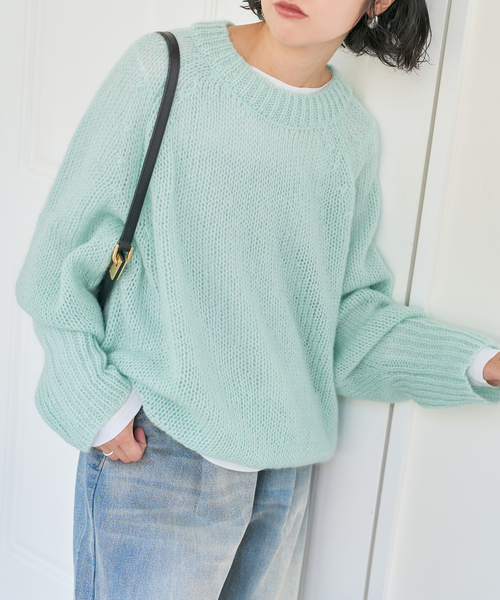 モヘヤ混ルーズニット（ニット/セーター）｜Spick & Span（スピック