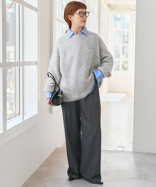 モヘヤ混ルーズニット（ニット/セーター）｜Spick & Span（スピック