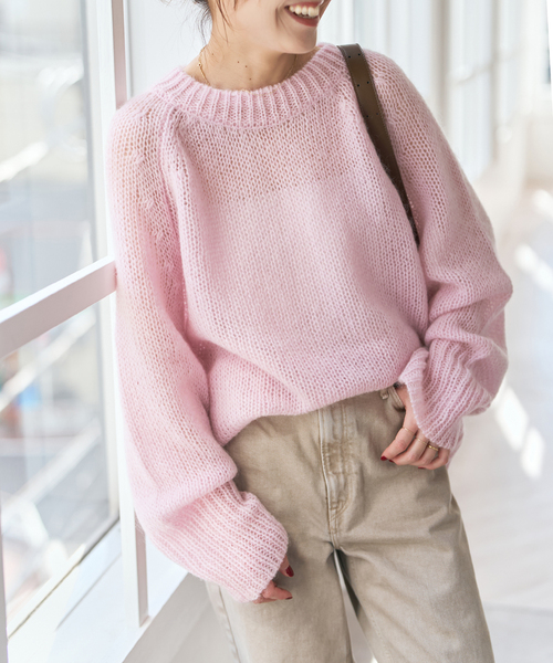 モヘヤ混ルーズニット（ニット/セーター）｜Spick & Span（スピック