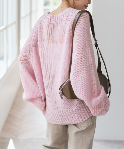 モヘヤ混ルーズニット（ニット/セーター）｜Spick & Span（スピック