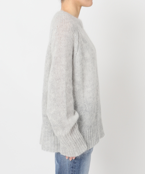 star　SPICK AND SPAN アイボリー モヘア混紡 セーター Spick & Span（スピックアンドスパン）の「モヘア混ジャンボケーブル