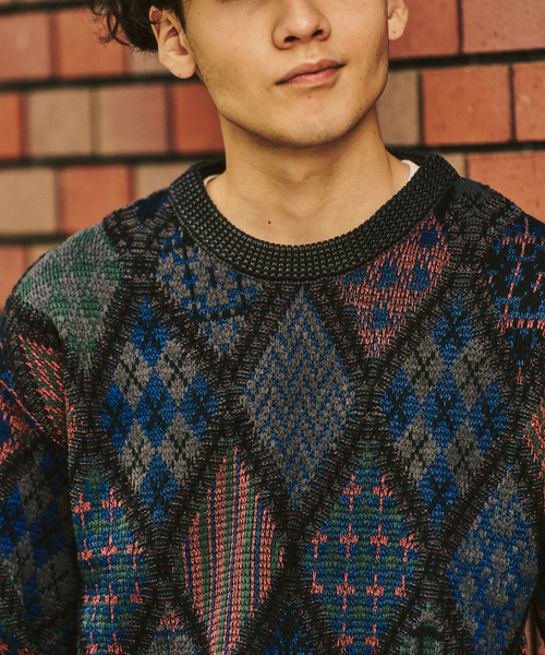 417 EDIFICE（フォーワンセブンエディフィス）の「アーガイルニット