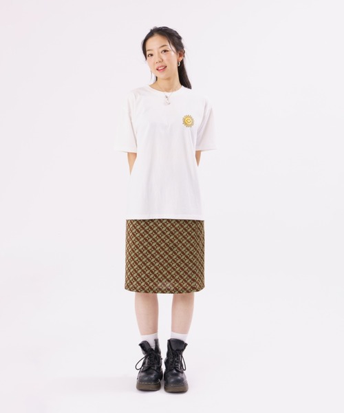 PR01.(ピーアールワン)の「BIG WAVE ピース&スマイル プリントTシャツ(Tシャツ/カットソー・メンズ・オフホワイト・LARGE/MEDIUM)」の5枚目の写真