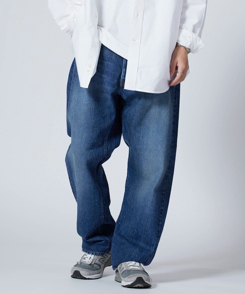 Ordinary fits（オーディナリーフィッツ）の「Ordinary fits/オーディナリーフィッツ TYPE LOOSE/USED テーパードシルエット バンダナ付き コットンデニムパンツ（デニムパンツ・メンズ・ブルー・30/32/34）」の11枚目の写真