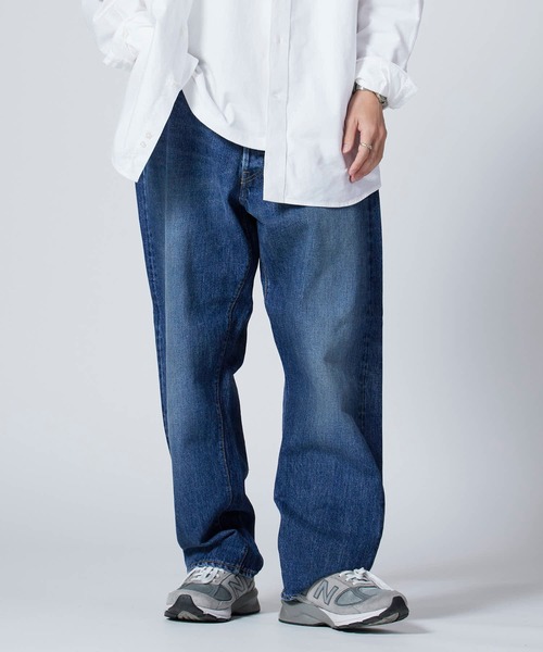 Ordinary fits（オーディナリーフィッツ）の「Ordinary fits/オーディナリーフィッツ TYPE LOOSE/USED テーパードシルエット バンダナ付き コットンデニムパンツ（デニムパンツ・メンズ・ブルー・30/32/34）」の15枚目の写真