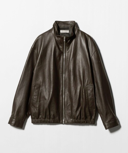 BEAUTY&YOUTH UNITED ARROWS(ビューティーアンドユースユナイテッドアローズ)の「セミベジタブル シープ レザー ブルゾン(ブルゾン・メンズ・ダークブラウン・S/XL/M/L)」の9枚目の写真