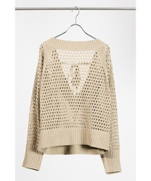 c/est（シーエ）の「【 c/est / シーエ 】  PHOEBE -CHEER RAME KNIT-  / シアーラメニット　2536016　API（ニット/セーター）」