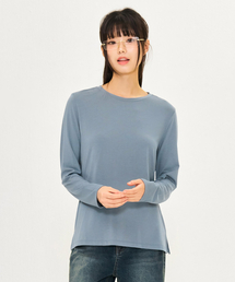 女性エッセンシャルTシャツ-ブルー