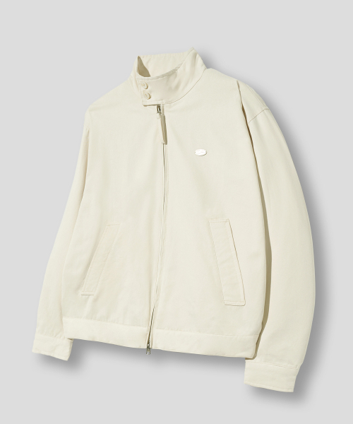 F.ILLUMINATE(フィルミネイト)の「メタルシンボルロゴヘリントンジャケット-アイボリー(ブルゾン・レディース・その他・SMALL/MEDIUM/LARGE)」の1枚目の写真
