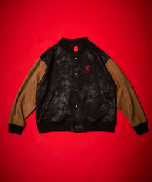 417 EDIFICE | 【Liverpool FC / リバプール FC】Fake Leather Emboss Print Blouson(その他アウター)