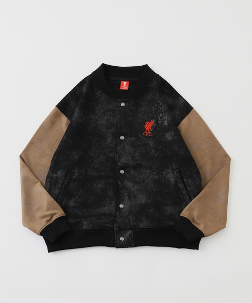 417 EDIFICE（フォーワンセブンエディフィス）の「【Liverpool FC / リバプール FC】Fake Leather Emboss Print Blouson（その他アウター・メンズ・ブラック・MEDIUM/LARGE/X-LARGE）」の5枚目の写真