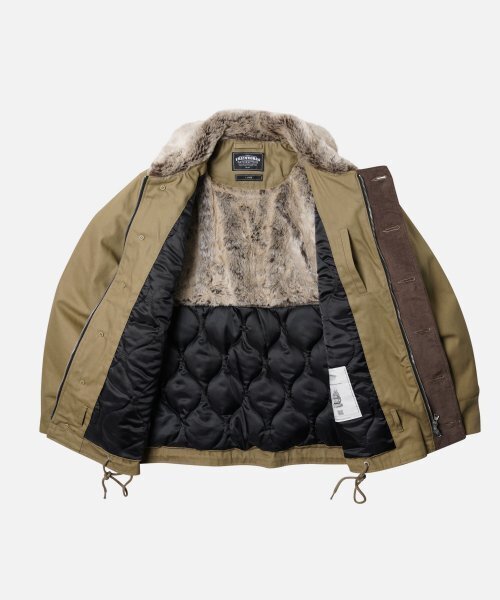 FRIZMWORKS(フリズムワークス)の「EDGAR N-1 DECK JACKET _ BEIGE(その他アウター・メンズ・その他・MEDIUM/LARGE/X-LARGE/SMALL)」の19枚目の写真