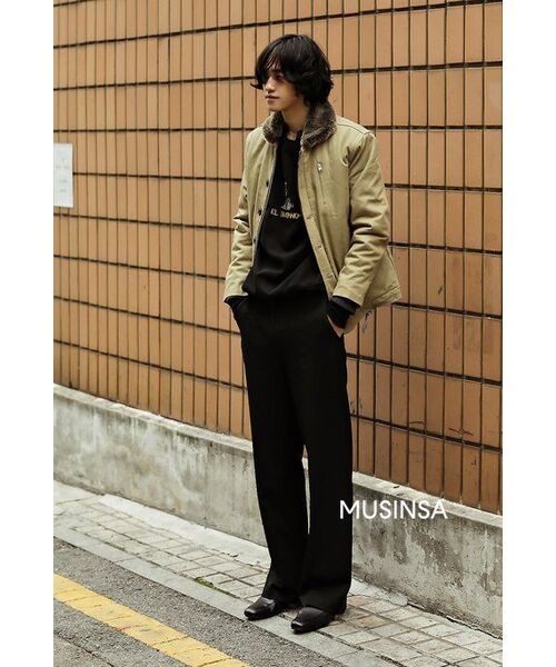 FRIZMWORKS(フリズムワークス)の「EDGAR N-1 DECK JACKET _ BEIGE(その他アウター・メンズ・その他・MEDIUM/LARGE/X-LARGE/SMALL)」の2枚目の写真