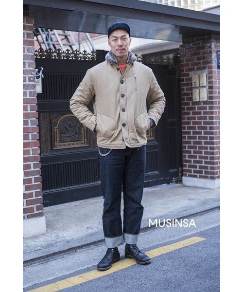 FRIZMWORKS(フリズムワークス)の「EDGAR N-1 DECK JACKET _ BEIGE(その他アウター・メンズ・その他・MEDIUM/LARGE/X-LARGE/SMALL)」の3枚目の写真