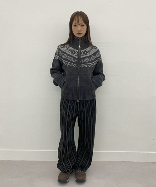 MILLO WOMEN デニム　ストライプ MILLO WOMEN｜ミロウーマン（レディース）のパンツ（ストライプ柄