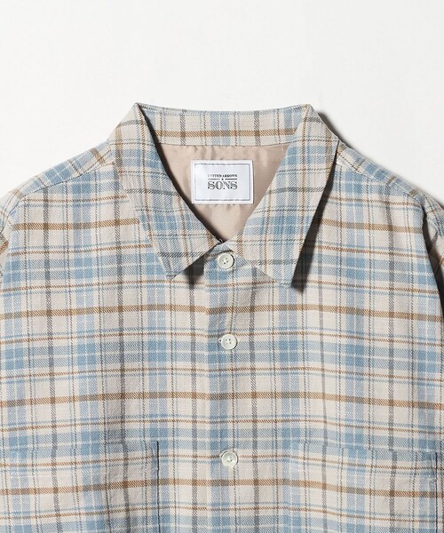 UNITED ARROWS & SONS（ユナイテッドアローズアンドサンズ）の「＜UNITED ARROWS & SONS＞ CHECK BOXY SHIRT/シャツ（シャツ/ブラウス・メンズ・ダークオレンジ/ベージュ・S/M/XL/L）」の17枚目の写真