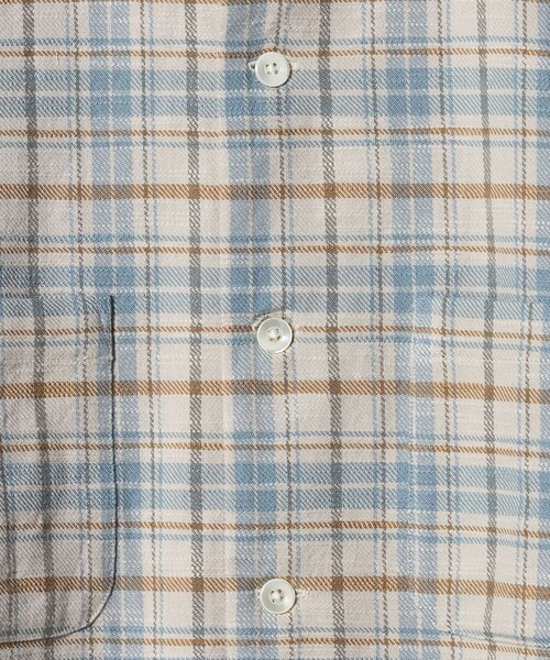 UNITED ARROWS & SONS（ユナイテッドアローズアンドサンズ）の「＜UNITED ARROWS & SONS＞ CHECK BOXY SHIRT/シャツ（シャツ/ブラウス・メンズ・ダークオレンジ/ベージュ・S/M/XL/L）」の11枚目の写真