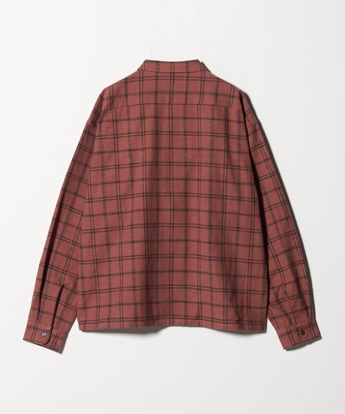 UNITED ARROWS & SONS（ユナイテッドアローズアンドサンズ）の「＜UNITED ARROWS & SONS＞ CHECK BOXY SHIRT/シャツ（シャツ/ブラウス・メンズ・ダークオレンジ/ベージュ・S/M/XL/L）」の8枚目の写真