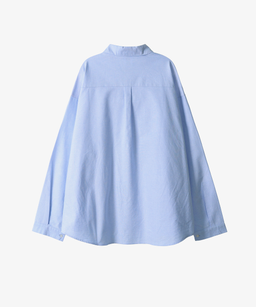 TOFFEE(トフィー)の「オーバーフィットオックスフォードシャツ(BLUE)(シャツ/ブラウス・メンズ・その他・MEDIUM/LARGE)」の3枚目の写真