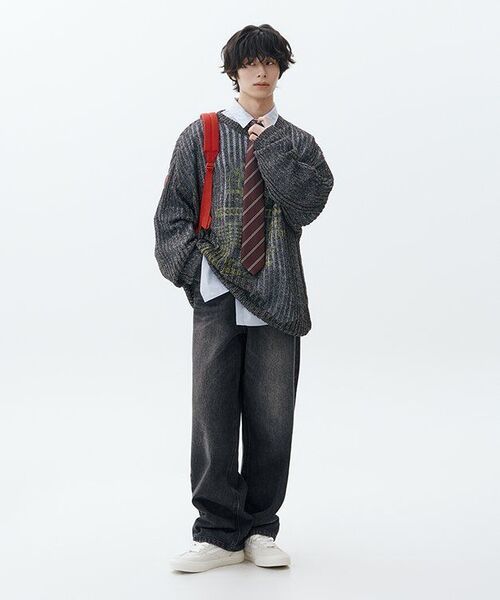TOFFEE(トフィー)の「オーバーフィットオックスフォードシャツ(BLUE)(シャツ/ブラウス・メンズ・その他・MEDIUM/LARGE)」の10枚目の写真