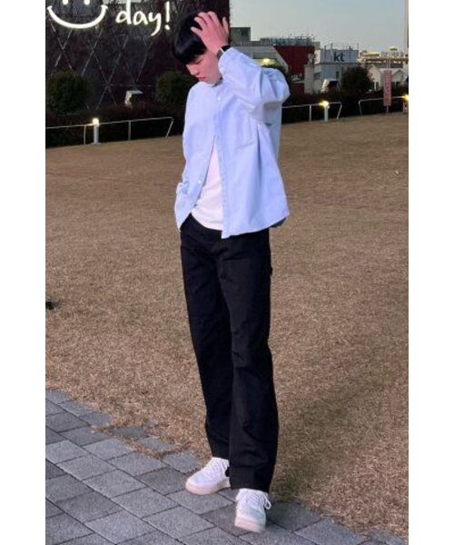 TOFFEE(トフィー)の「オーバーフィットオックスフォードシャツ(BLUE)(シャツ/ブラウス・メンズ・その他・MEDIUM/LARGE)」の14枚目の写真