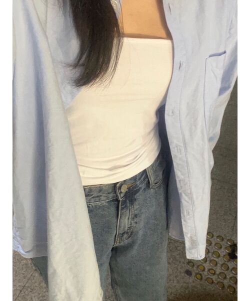 TOFFEE(トフィー)の「オーバーフィットオックスフォードシャツ(BLUE)(シャツ/ブラウス・メンズ・その他・MEDIUM/LARGE)」の15枚目の写真