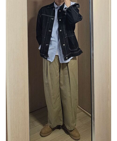 TOFFEE(トフィー)の「オーバーフィットオックスフォードシャツ(BLUE)(シャツ/ブラウス・メンズ・その他・MEDIUM/LARGE)」の16枚目の写真