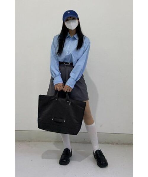 TOFFEE(トフィー)の「オーバーフィットオックスフォードシャツ(BLUE)(シャツ/ブラウス・メンズ・その他・MEDIUM/LARGE)」の21枚目の写真