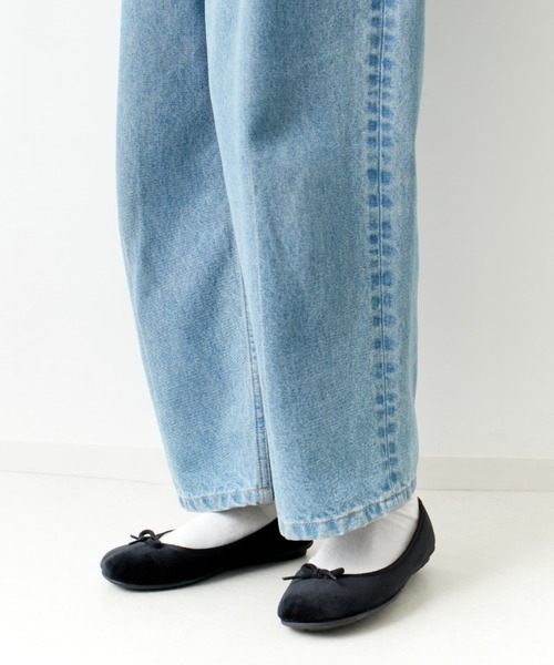 O'Kyti（オキティ）の「[O'Kyti/オキティ] ベルベット バレエシューズ（バレエシューズ・レディース・ブラック・36/37/38）」の4枚目の写真