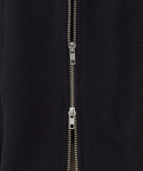 PUBLIC TOKYO(パブリックトウキョウ)の「ウールジップタックショートコート(ブルゾン・レディース・ブラック/マルチ/ベージュ・1/2)」の10枚目の写真