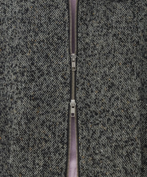 PUBLIC TOKYO（パブリックトウキョウ）の「【完売間近】ウールジップタックショートコート（ブルゾン・レディース・ブラック/マルチ/ベージュ・1/2）」の18枚目の写真