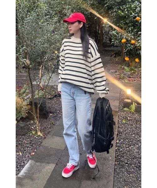NODU（ノードユー）の「ナポリストライプニット[アイボリー]（ニット/セーター・レディース・その他・LARGE/MEDIUM）」の10枚目の写真