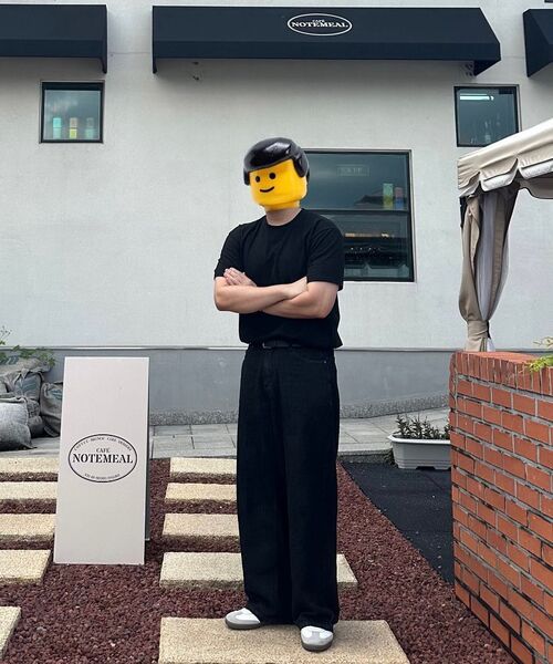 GLW(ジーエルダブリュ)の「リネンライクイージーワイドデニムパンツブラック(デニムパンツ・レディース・その他・MEDIUM/SMALL/X-LARGE/X-SMALL/LARGE/XX-SMALL)」の4枚目の写真