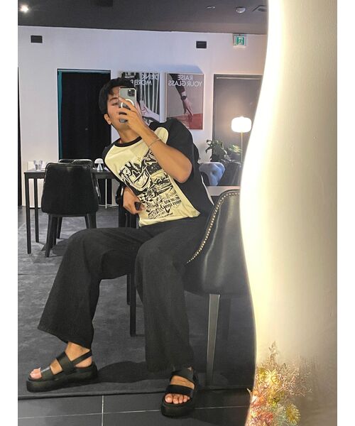 GLW(ジーエルダブリュ)の「リネンライクイージーワイドデニムパンツブラック(デニムパンツ・レディース・その他・MEDIUM/SMALL/X-LARGE/X-SMALL/LARGE/XX-SMALL)」の13枚目の写真
