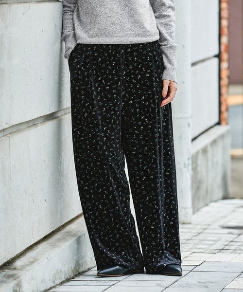GEORGE'S（ジョージズ）の「フラワーベロアパンツ（その他パンツ・レディース・ブラウン/グレー/ブラック・SMALL/MEDIUM）」の10枚目の写真